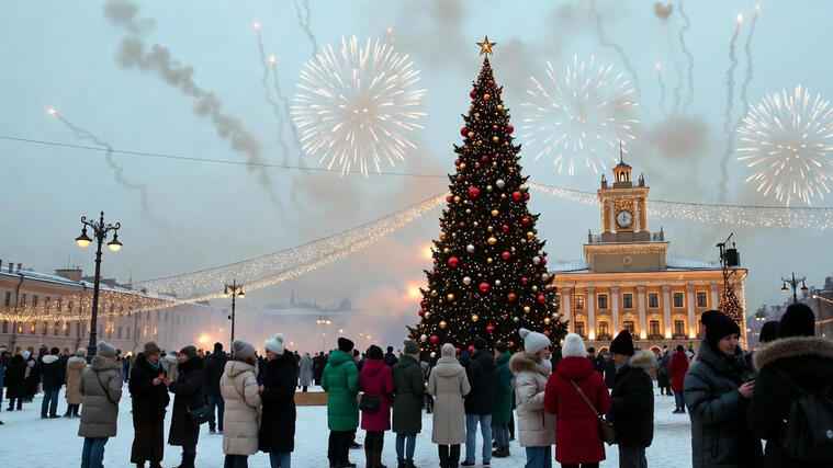 история празднования нового года в россии
